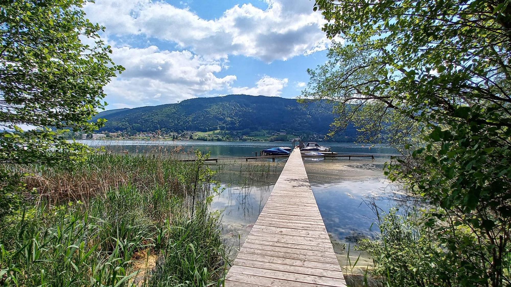 Kaspar Haus Kmb Seeblick Appartement Am Ossiacher See Mit Direktem Seezugang, Hallenbad Bodensdorf Buitenkant foto
