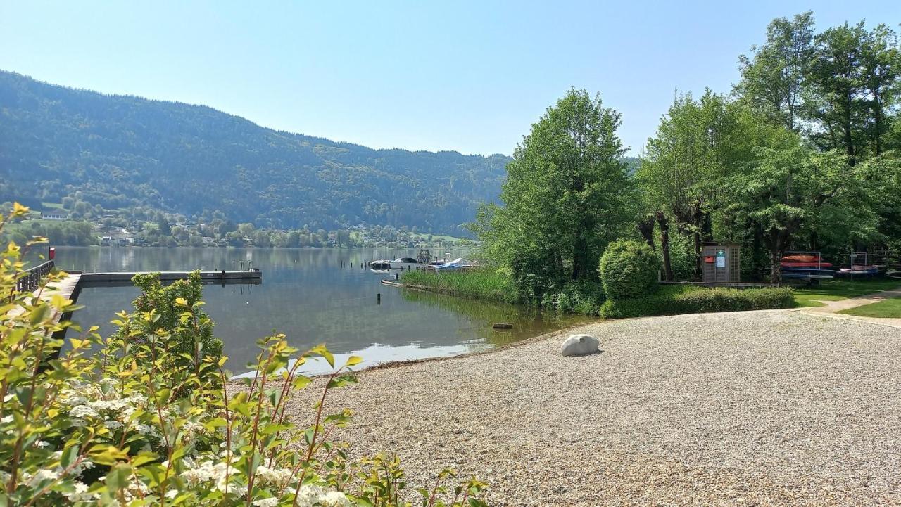 Kaspar Haus Kmb Seeblick Appartement Am Ossiacher See Mit Direktem Seezugang, Hallenbad Bodensdorf Buitenkant foto