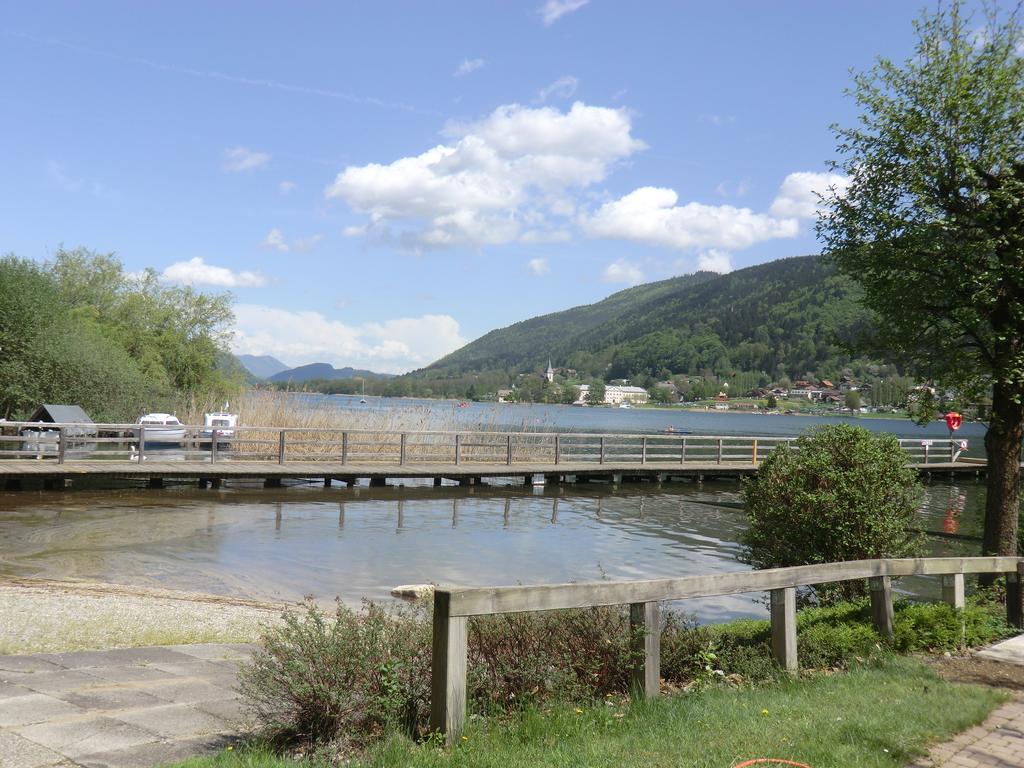 Kaspar Haus Kmb Seeblick Appartement Am Ossiacher See Mit Direktem Seezugang, Hallenbad Bodensdorf Buitenkant foto