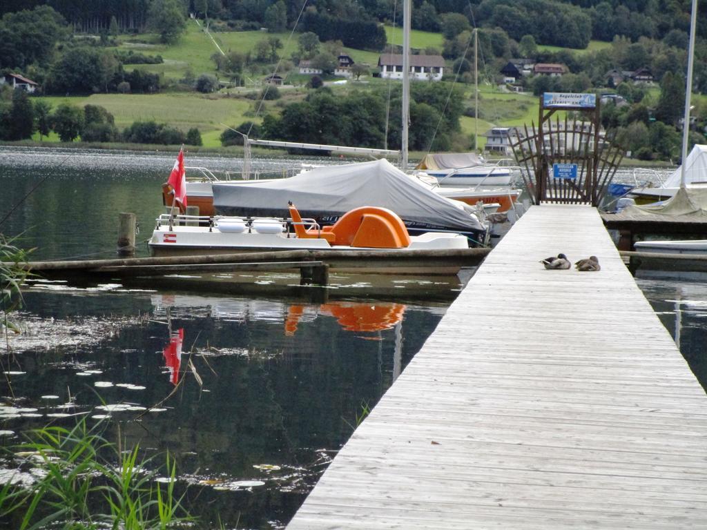 Kaspar Haus Kmb Seeblick Appartement Am Ossiacher See Mit Direktem Seezugang, Hallenbad Bodensdorf Buitenkant foto